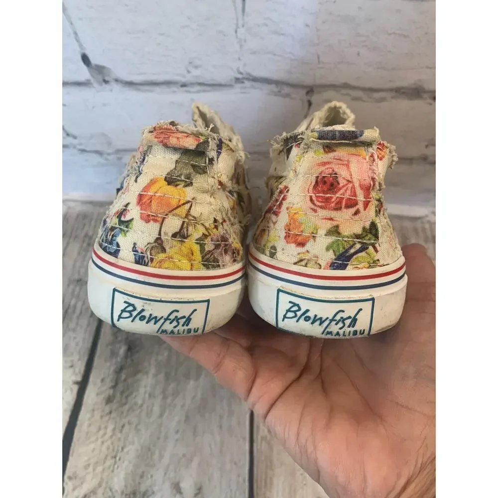 BLOWFISH Girl’s Malibu Play Flowerfest Casual Fashion Sneakers / Size: 6.5